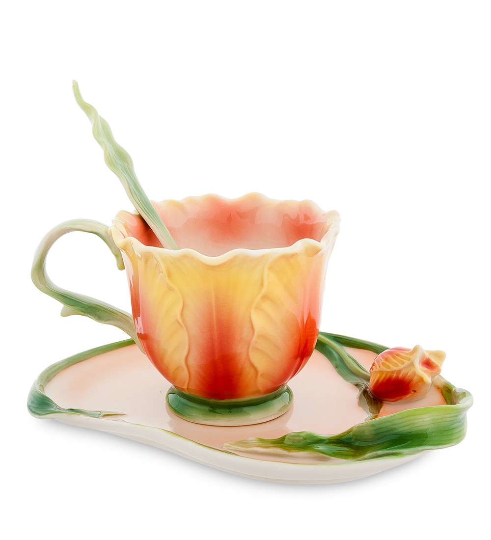 Чайная пара тюльпаны